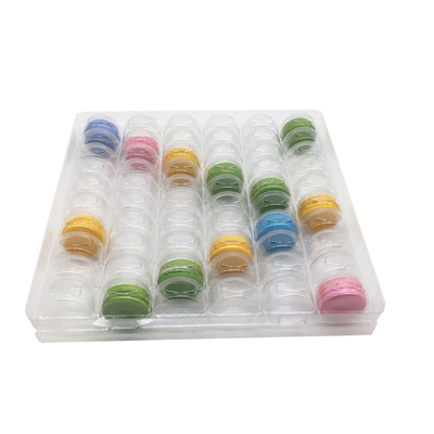 Embalagem de macarrão de plástico transparente Blister 6 X 10 Disposição 60 Células Embalagem de macarrão