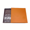 Chocolate luxuoso que empacota PCes alaranjados da caixa 25 do papel de embalagem com interno plástico