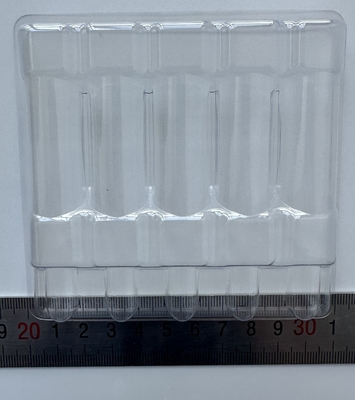 PET Produtos frágeis Caixa de embalagem garrafa de vidro Caixa de embalagem fixa Injecção de água 1ml 2ml 5ml 10ml 5 embalagem