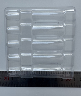 PET Produtos frágeis Caixa de embalagem garrafa de vidro Caixa de embalagem fixa Injecção de água 1ml 2ml 5ml 10ml 5 embalagem