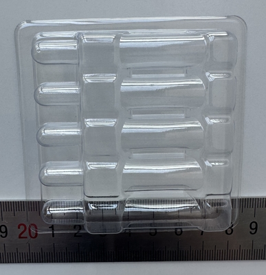 PET Produtos frágeis Caixa de embalagem garrafa de vidro Caixa de embalagem fixa Injecção de água 1ml 2ml 5ml 10ml 5 embalagem