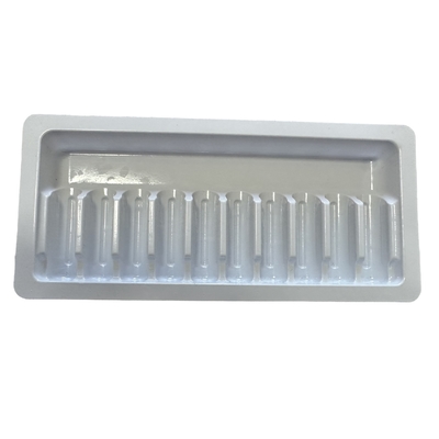 Caixa de ampola farmacêutica de material PET 1 ml 10 embalagens de agulha de vidro