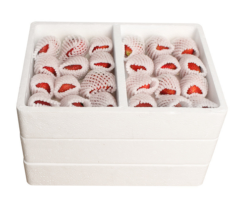 Caixinha de espuma de morango de inverno Express Special Fruit Packaging Gift Box Loquat Small Tomato Cherry Tomates Fresh-keeping Box