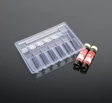 Taça de 10 ml para Ampola de Líquido Oral Taça PET Transparente de vácuo, Embalagem de 5, Embalagem de 10, Embalagem de 12
