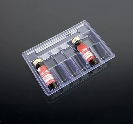 Taça de 10 ml para Ampola de Líquido Oral Taça PET Transparente de vácuo, Embalagem de 5, Embalagem de 10, Embalagem de 12