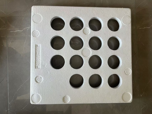 Embalagem de espuma de EPS em forma Embalagem de produto eletrônico Embalagem de espuma Caixa branca Amarração à prova de ruptura