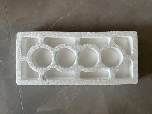 Embalagem de espuma de EPS em forma Embalagem de produto eletrônico Embalagem de espuma Caixa branca Amarração à prova de ruptura
