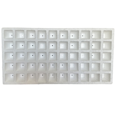 Caixa flutuante de espuma para plantas de semente de material EPS