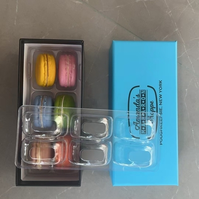 Caixa de papel de embalagem de bolo quadrado Macarrão Donut Mousse sobremesa assar Papel de cartão branco Caixa de macarrão de chocolate