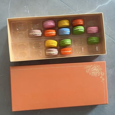 Caixa de papel de embalagem de bolo quadrado Macarrão Donut Mousse sobremesa assar Papel de cartão branco Caixa de macarrão de chocolate
