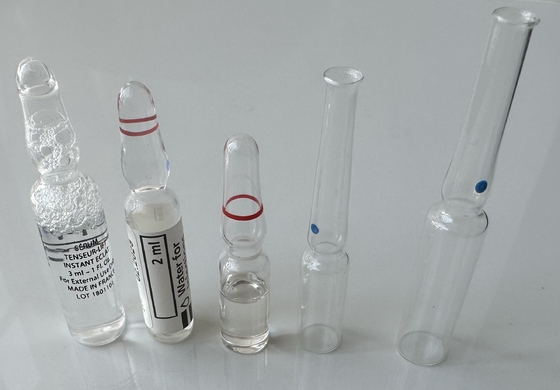 1 ml 2 ml 3 ml Ampola de Injecção Botão Etiqueta auto-adhesiva PET Ampola Taça Conjunto completo de personalização