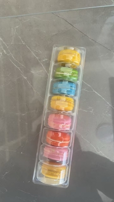 6 paletes Embalagem de plástico Caixa de macarrão Embalagem de suporte de segurança alimentar personalizada