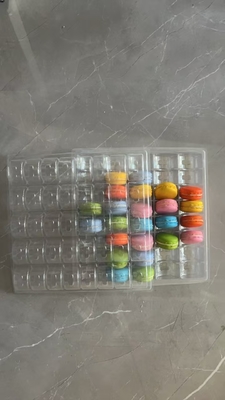 Macarrão 40 Caixa transparente feita à mão Embalagem em bandeja de macarrão Embalagem de chocolate Capa superior e inferior Embalagem de bolo Fornecedor