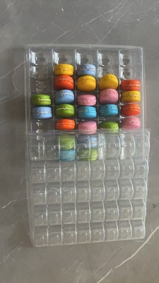 Macarrão 40 Caixa transparente feita à mão Embalagem em bandeja de macarrão Embalagem de chocolate Capa superior e inferior Embalagem de bolo Fornecedor