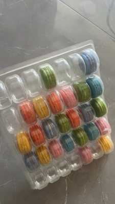 Macarrão 35 Embalagem em bandeja transparente Caixa feita à mão Embalagem de macarrão Embalagem de chocolate Capa superior e inferior Embalagem de bolo