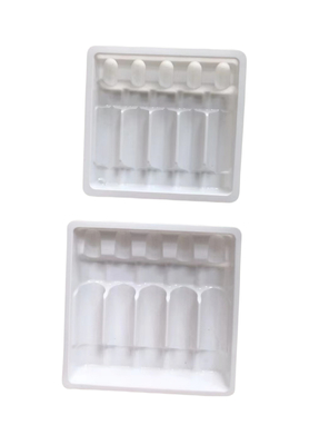 Farmácia PET bandeja de ampola de injecção de água 1ml ~ 10ml bandeja de ampola de personalização