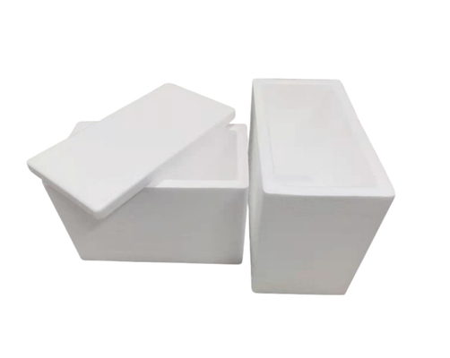 Customização de caixas de isolamento para transporte de cadeia de frio Fragilidade de embalagens de proteção de espuma
