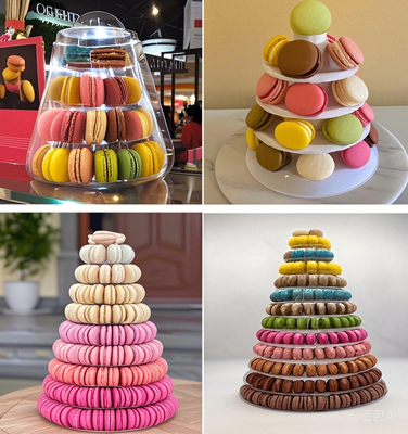 Tamanho A embalagem deve corresponder ao tamanho dos macarons e permitir espaço suficiente para que possam ser colocados sem serem esmagados