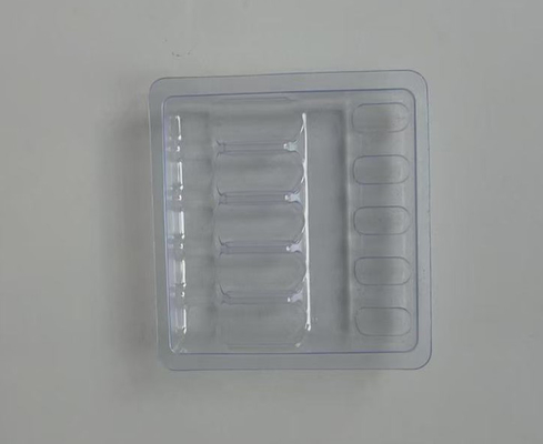 Portador de caixa de PVC PET para injecção de água Tonetto ampola para injecção oral de pó líquido blister embalagem embalagem de medicamentos bandeja de plástico