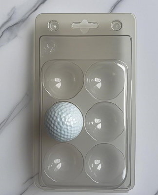 12 Bolas de golfe Embalagem transparente Caixa de plástico Embalagem Embalagem de bola de golfe