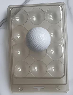12 Bolas de golfe Embalagem transparente Caixa de plástico Embalagem Embalagem de bola de golfe