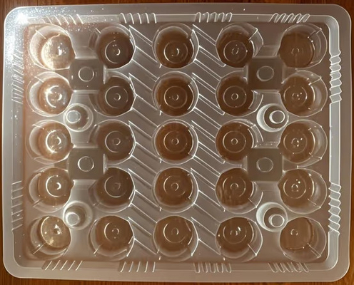 Embalagem de sobremesa de chocolate em PP, bandeja à prova d'água não tóxica