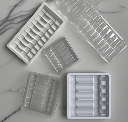 10 ml 10 peças de porcelana líquida oral bandeja branca fabricantes fornecem bandeja interna de líquido oral bandeja interna de plástico transparente