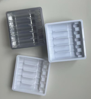 Customizado 5 * 5 ml Ampolas de Plástico Dentro 2 * 10 ml Injeção de Água Líquido Oral Xylin Botella Taça Bolhas Caixa