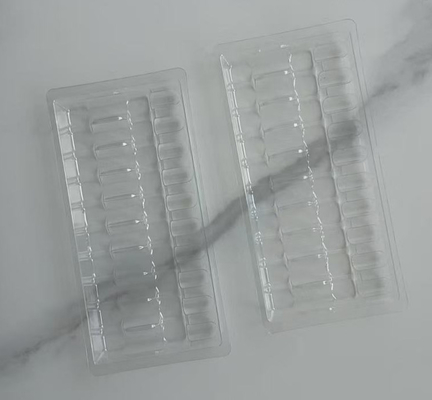 Customizado 5 * 5 ml Ampolas de Plástico Dentro 2 * 10 ml Injeção de Água Líquido Oral Xylin Botella Taça Bolhas Caixa