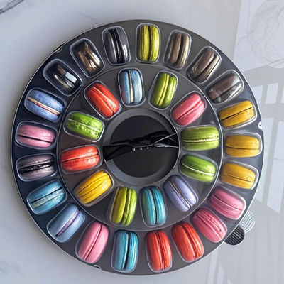 embalagem de plástico personalizada para macarons