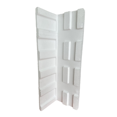 Proteção de esquina de espuma eps embalagem anti-caída e à prova de choque proteção de esquina de espuma de alta densidade branco quantidade é grande e preço excelente