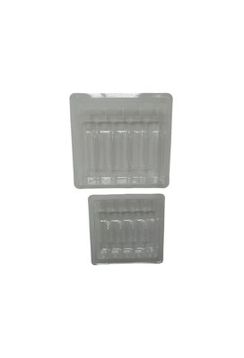 Resistente a choques Não tóxico 1 ml ~ 10 ml Ampola PET Caixa de injecção de água
