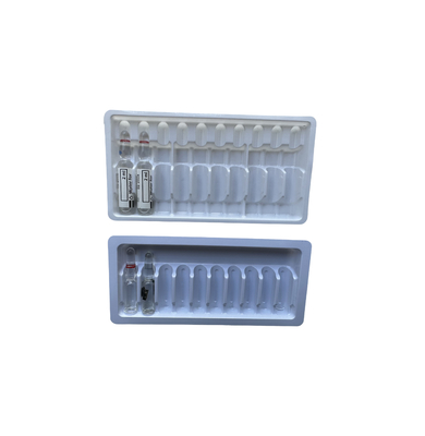 Resistente a choques Não tóxico 1 ml ~ 10 ml Ampola PET Caixa de injecção de água