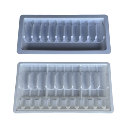 PET polietileno tereftalato bandeja de ampola personalização 1ml 2ml 5ml 10ml bandeja de ampola com múltiplas especificações para escolher
