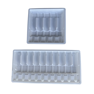 PET polietileno tereftalato bandeja de ampola personalização 1ml 2ml 5ml 10ml bandeja de ampola com múltiplas especificações para escolher