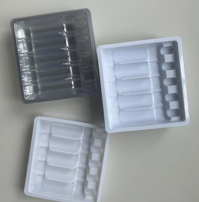 Portador de caixa de PVC PET para injecção de água Tonetto ampola para injecção oral de pó líquido blister embalagem embalagem de medicamentos bandeja de plástico