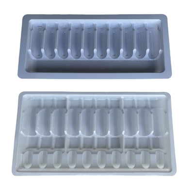Caixa de ampola de medicamento personalizada 1ml 2ml 5ml 10m para injecção de água Caixa de ampola de PET de venda por atacado