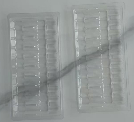 Suporte interno de líquido oral Embalagens em blister branco de plástico para líquido oral 10 ml*10 embalagens de embalagem interna