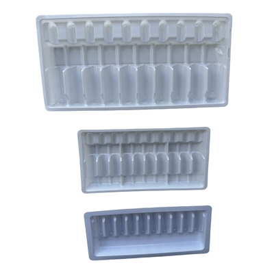 1 ml 2 ml 5 ml 10 ml PET Ampola bandeja de água de injecção Ampola embalagem bandeja de personalização