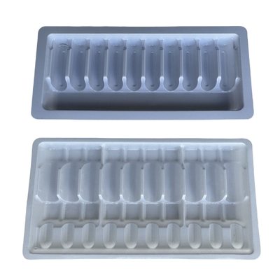 1 ml 2 ml 5 ml 10 ml PET Ampola bandeja de água de injecção Ampola embalagem bandeja de personalização
