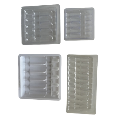1ml 2ml 5ml 10ml PET Ampola de Injeção de Água Caixa de Embalagem Caixa de Embalagem Formadora de Vácuo Personalizada