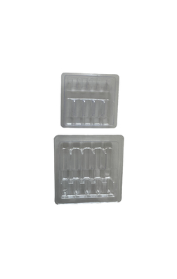 Embalagem em Blister Tray Para Injeção de Água 1ml 2ml 5ml 10ml PET Ampolas em Tray Personalização
