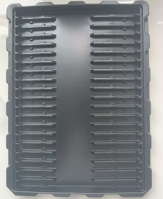 Anti-estática PS Blister Black Tray Para componentes eletrônicos Acessórios de hardware Black Plastic Inner Tray