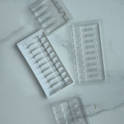 Frasco de 10 ampolas de 5ml com injeção de água, vacina, suporte para cintura, embalagem externa de plástico, caixa blister médica de 5ml