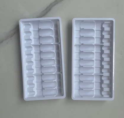 2 ml10 peças, bandeja de injecção de água transparente, frasco de ampola, para armazenar drogas. A embalagem interna é para transporte de drogas. É vendida diretamente pelo fabricante.
