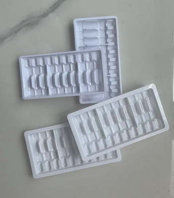 2 ml10 peças, bandeja de injecção de água transparente, frasco de ampola, para armazenar drogas. A embalagem interna é para transporte de drogas. É vendida diretamente pelo fabricante.