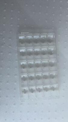 25 bandejas de plástico de macarrão - PET de qualidade alimentar, espessura 0,55 mm, bandeja de embalagem reutilizável de macarrão