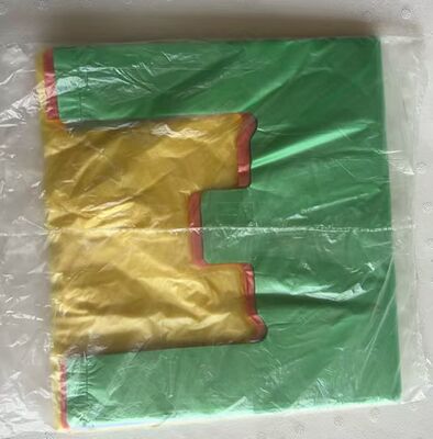 Saco plástico portátil de HDPE personalizado com alta resistência a impactos e material reciclável