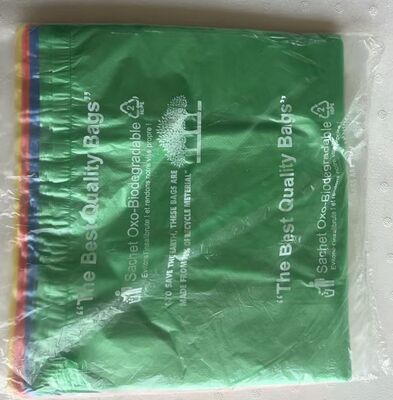 Saco de compras de HDPE reciclável personalizado com alta resistência a impactos para supermercados
