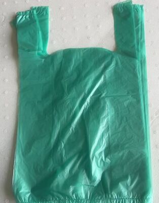 Saco de compras de HDPE reciclável personalizado com alta resistência a impactos para supermercados